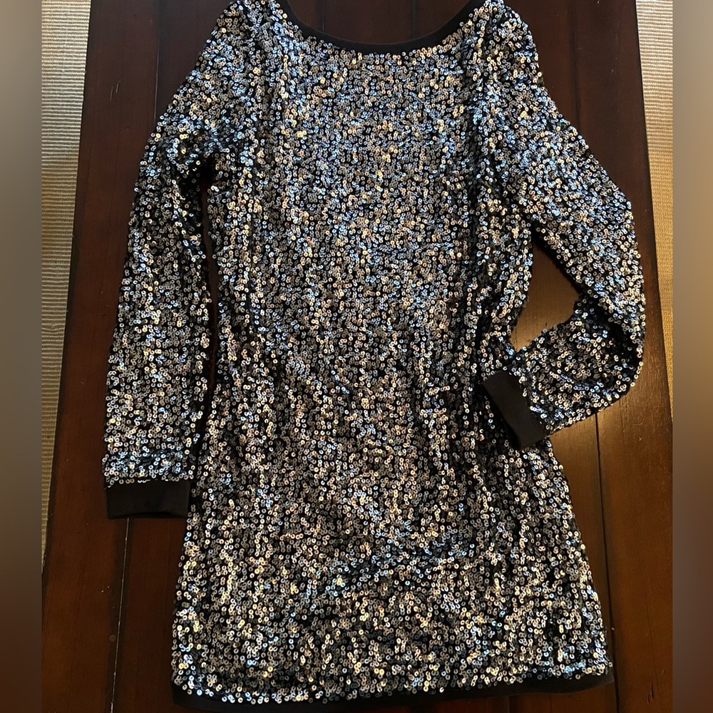 Free people sequin cocktail mini dress size small